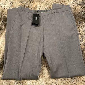 NWT Hugo Boss Leenon Regular Fit Basic Dress Pants - 34R